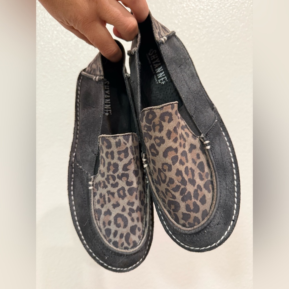 Shyanne Rank Cheetah Moc Toe Slip on